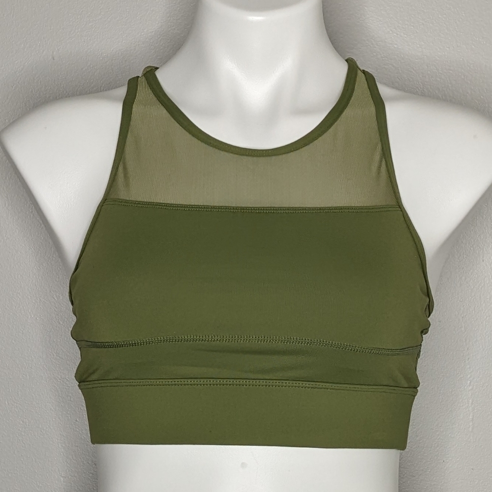 ✨3/$15 Zyia Active green 'One More Rep' sports bra S